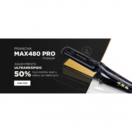 Lisseur professionnel MQ Max480 Pro Titanium bi-volt automatique 485 °F / 252 °C (boîte)