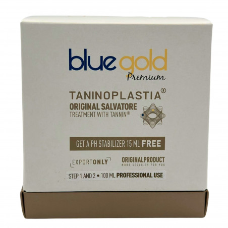 Pack Taninoplastie Blue Gold Premium Salvatore 2 x 100 ml (boîte) + sampler Gold Xpress 2 x 15 ml