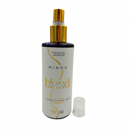 Masque Liquide Blond Action Minoa 120 ml (ouvert)