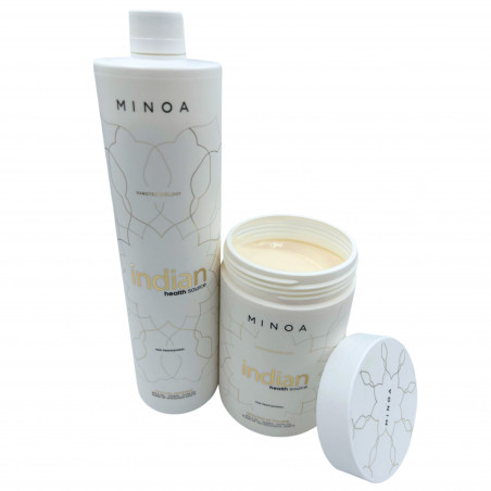 Kit lissage indien & botox Indian Minoa 2 produits (botox ouvert)