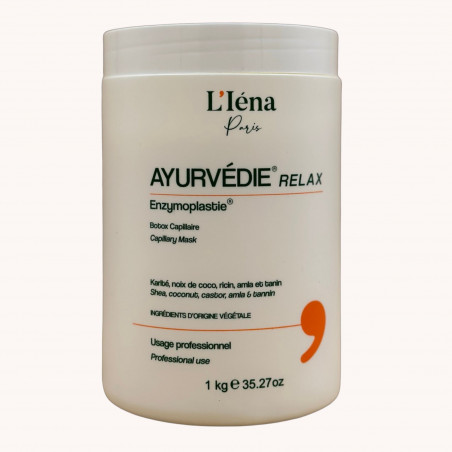 Cure réparatrice lissante Enzymoplastie Ayurvédie Relax L'Iéna Paris 1 kg (fond lilas blanc)