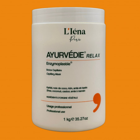 Cure réparatrice lissante Enzymoplastie Ayurvédie Relax L'Iéna Paris 1 kg (fond orange indien)