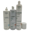 Kit lissages La Genèse™ & Ayurvédie Enzymoplastie L'Iéna Paris + shampooing préparateur 3 x 1 L (ouverts)