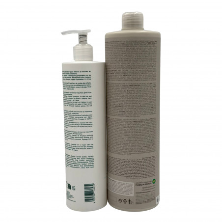 Kit lissage organique Tropical Coconut Lana 1 L + shampooing L'Iéna 500 ml (verso 2)