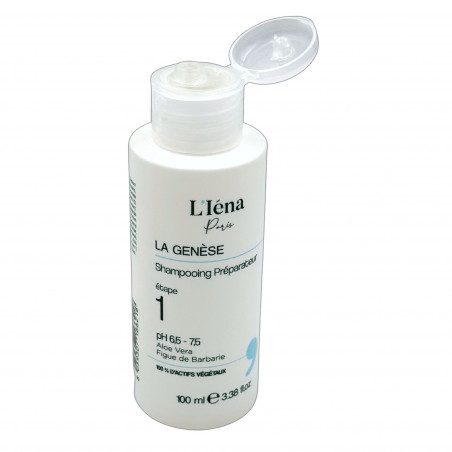 Shampooing préparateur étape 1 La Genèse™ L'Iéna Paris 100 ml (ouvert)