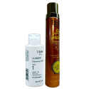 Mini-kit lissage indien Lisa Indian Deby Hair 120 ml + shampooing préparateur La Genèse L'Iéna 100 ml (3/4 face)
