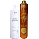 Kit lissage indien Lisa Indian Deby Hair + shampooing préparateur La Genèse L'Iéna 2 x 1 L