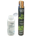 Mini-kit lissage tanin Lisa Protein Deby Hair 120 ml + shampooing préparateur La Genèse L'Iéna 100 ml (ouverts)