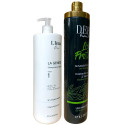 Kit lissage tanin Lisa Protein Deby Hair + shampooing préparateur La Genèse L'Iéna 2 x 1 L (3/4 face)