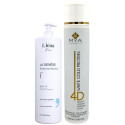 Kit Lissage 4D White Gold Protein Mya + shampooing préparateur N° 1 La Genèse L'Iéna Paris 2 x 1 L