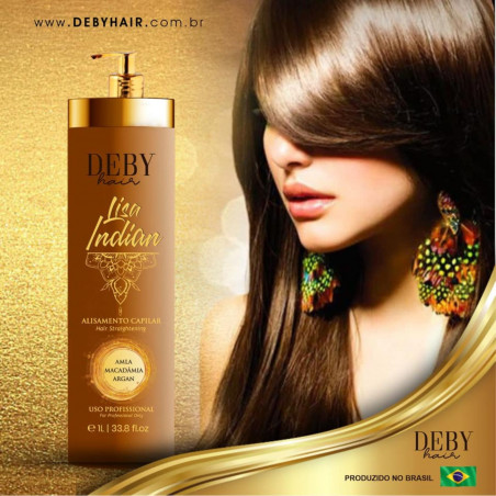 Lissage indien Lisa Indian Deby Hair 1 L (visuel 1)