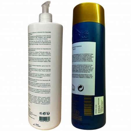 Kit lissage Prime One Supreme Premium Infinitá + shampooing L'Iéna 2 x 1 L (verso 2)