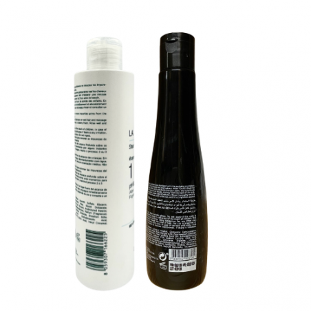 Kit lissage protéine Black Pearl Secrets + shampooing L'Iéna 2 x 200 ml (verso 2)