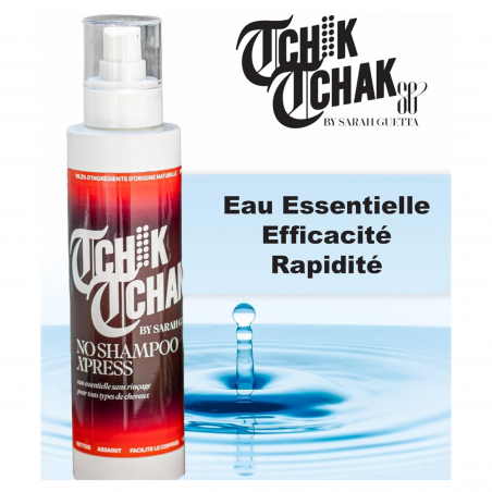 Shampooing No Shampoo Xpress Tchik Tchak Sarah Guetta 250 ml (recto avec fond)