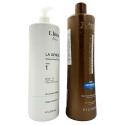 Kit Lissage brésilien Ecokeratin N° 2 Brasil Cacau Cadiveu + shampooing L'Iéna 2 x 1 L (3/4 face)