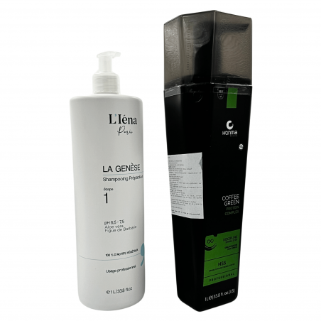 Lissage définitif Coffee Green Protein Complex Honma Tokyo 1 L (3/4 face)