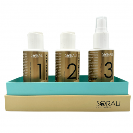 Kit Instant Plex System Sorali 3 x 120 ml (avant avec boite ouverte)