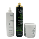 Kit Lisa Protein Deby Hair + shampooing + masque La Genèse L'Iéna 3 produits (3/4 face)