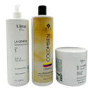 Kit Lissage Colombien Mya + shampooing & masque L'Iéna 3 produits (3/4 face)