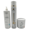 Kit Lissage 4D White Gold Protein Mya + shampooing & masque L'Iéna 3 produits