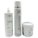 Kit Lissage 4D White Gold Protein Mya + shampooing & masque L'Iéna 3 produits (3/4 face)