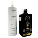 Kit Lissage indien Delhi Lizz New Delhi Lissage + shampooing L'Iéna 2 x 1 L (3/4 face)