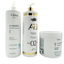 Kit Lissage Liso Lambido Ana Paula Carvalho + shampooing & masque L'Iéna 3 produits (3/4 face)