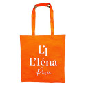 Tote bag orange L'Iéna Paris