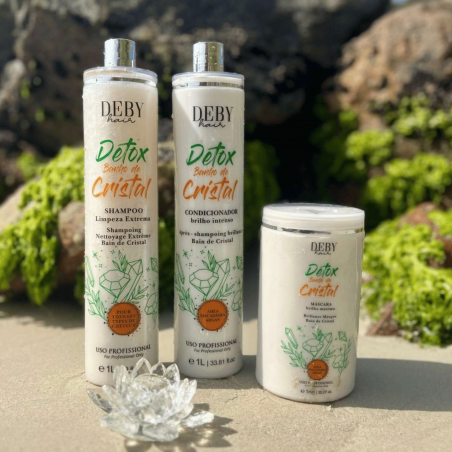 Kit Detox Banho de Cristal Deby Hair 3 produits (communication)