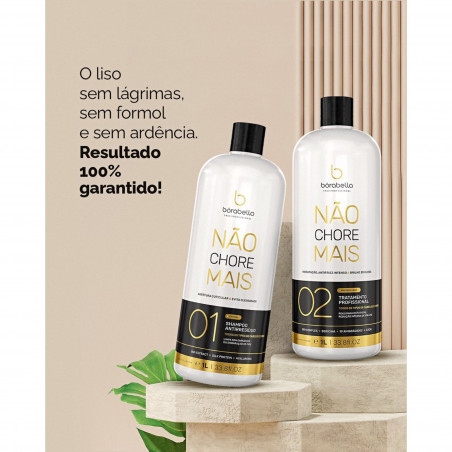 Kit Lissage brésilien protéine Não Chore Mais Bórabella 2 produits de 1 L (visuel 1)