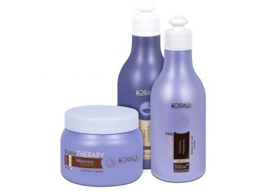 Shampooing 300 ml, après-shampooing 300 ml & masque réparateur 250 g Daily Therapy Sorali