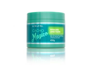 Masque humectant cheveux bouclés Cacho Mágico Lowell 450 g