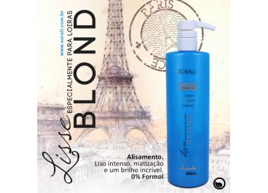 Lissage brésilien protéine Blond Lisse Paris Sorali 500 ml (visuel 1)