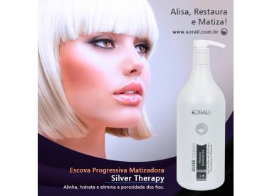 Sorali Silver Therapy No Frizz Matizadora lissage brésilien protéine 1 L