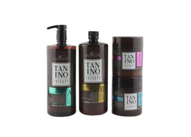 Kit lissage au tanin A - B - D - F Tanino Therapy Salavatore lissant et réparateur pour cheveux abîmés et cassants
