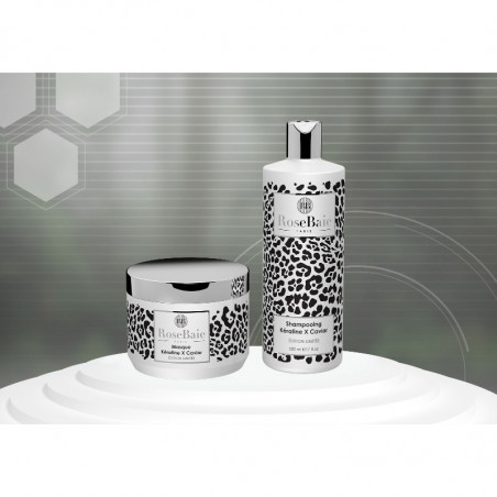 Kit d'entretien de lissage Kératine X Caviar RoseBaie 2 x 500 ml shampooing  + masque (visuel 8)