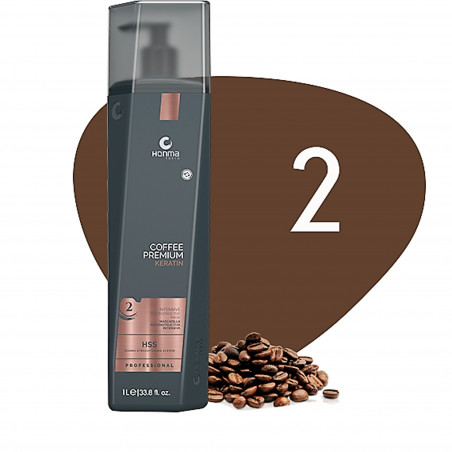 Lissage brésilien Coffee Premium N° 2  Máscara Reconstructiva Intensiva Honma Tokyo 1 L (visuel)
