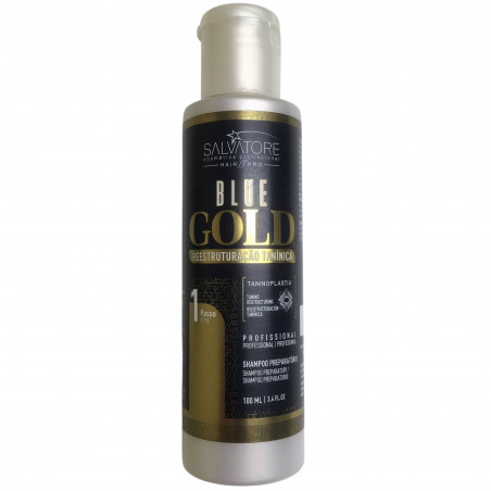 Shampooing clarifiant N° 1 Taninoplastie Blue Gold Salvatore 100 ml
