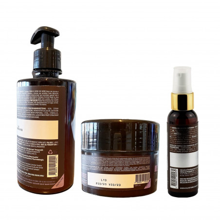 Kit Premium home care réparateur Chemical Repair Tanino Therapy Salvatore shampooing + masque + E (verso)