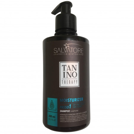 Shampooing hydratant Moisturizer étape 1 gamme Tanino Therapy Salvatore 300 ml