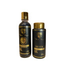 Kit shampooing Black & patine Silver Home Care de Robson Peluquero 2 x 300 ml