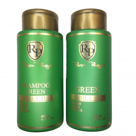 Kit shampooing & patine Green Home Care Robson Peluquero 2 x 300 ml (recto)