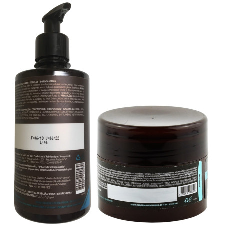Kit home care Moisturizer (hydratant) Tanino Therapy Salvatore avec shampooing 300 ml + masque 250 ml (verso 2, EAN)