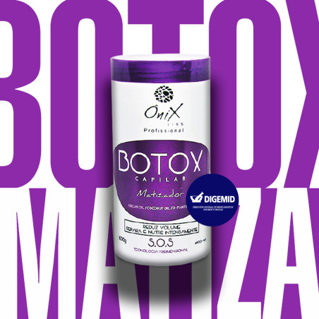 SOS Botox Onix Liss Professional Matizador 1 kg déjaunissant (visuel 1)