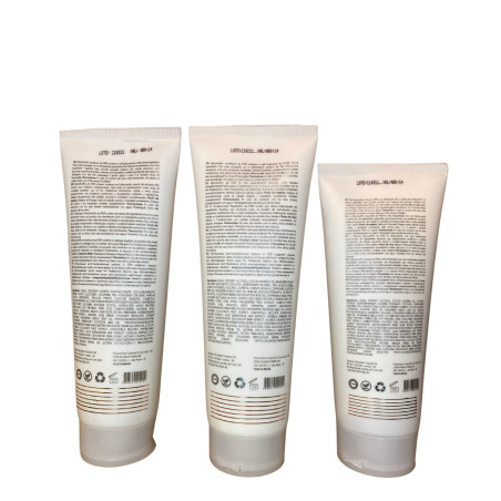 Kit revitalisant sans sulfate Reactive Pro Piur 3 produits : shampooing + après-shampooing + masque (verso)
