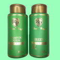 Kit shampooing & patine Green Home Care Robson Peluquero 2 x 300 ml (fond vert)