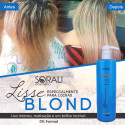Lissage brésilien protéine Blond Lisse Paris Sorali 500 ml (avant/après 1)