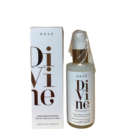 Masque liquide spécial blonde Divine Braé 60 ml (boîte + flacon, face)