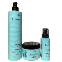 Kit b.otox shampooing sérum kératine et huile de ricin RoseBaie 3 produits (3/4 face)