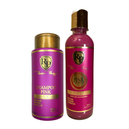 Kit shampooing & patine Pink Home Care Robson Peluquero 2 x 300 ml